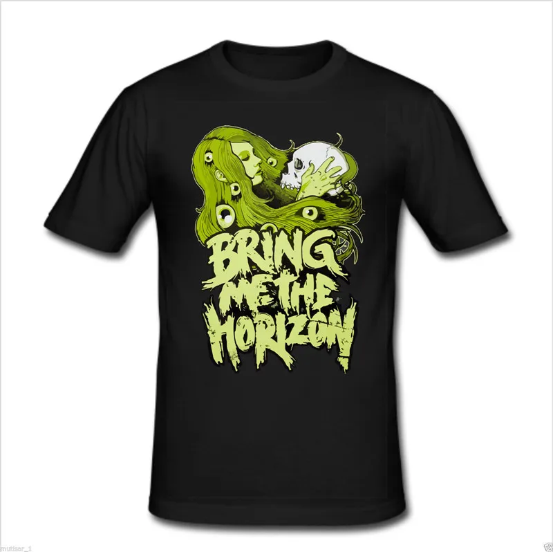 Make Your Own Shirt Short Bmth British Rock Band Men Gift O-Neck Shirts | Мужская одежда
