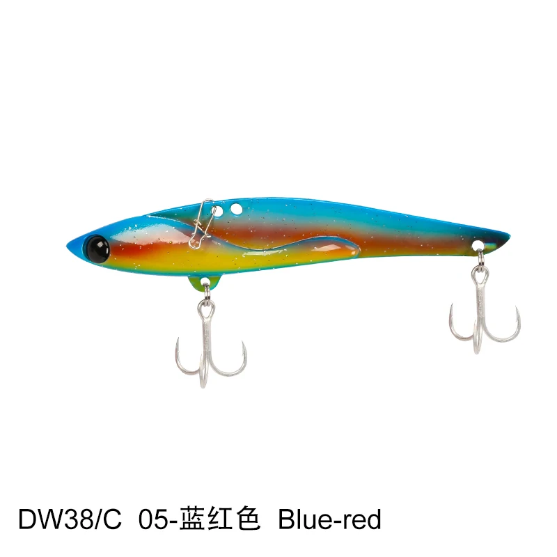 TSURINOYA для рыбалки приманки DW38-C 105 мм 35 г блесна металлическая приманка на дальние расстояния дайвинг бас приманка искусственная приманка с тройным крючком - Цвет: DW38-C-05