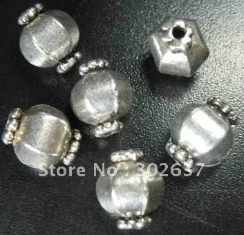 

FREE SHIPPING 300PCS Tibetan silver lantern spacer beads A527
