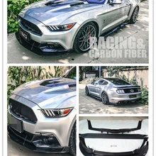 MUSTANG BODY KIT-HENN, стильный комплект из углеродного волокна для FORD MUSTANG 2,3, включая переднюю губу, боковые юбки, диффузор 6 шт./компл