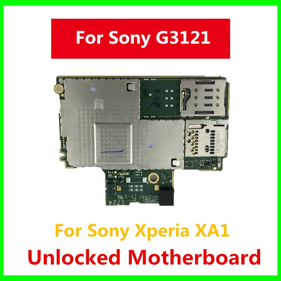 

For Sony Xperia XA1 G3121 Motherboard Unlocked Logic Board For Sony Xperia XA1 G3121 With Chips Full Working Replacement