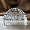 Leaf Stamped Glass Napkin Holder Decorative Glass Couple Swan Tissue Stand Dining Table Necessity Tableware Accessories Supplies 4