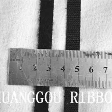 3/8 ''(10 мм) Ширина x 25 метров. Общие Вышивание застёжки Клейкие ленты, шить-на крючок и петлю, sticy ленты черный