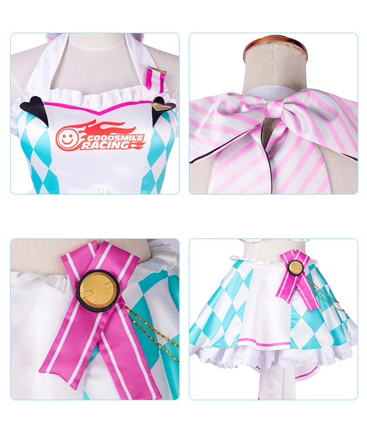 CosplayLove Racing Miku VOCALOID Rennwagen Racing Car Miku Suit Cosplay Costume Dress For Girl Women Halloween Christmas (3)