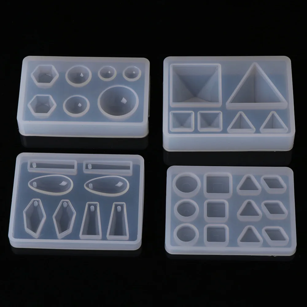 Silicone Mold DIY Geometric Triangle Mirror Craft Jewelry Making Decorative Cake Silicone Mold DIY Geometric Triangle Mirror Craft Jewelry Making Decorative Cake