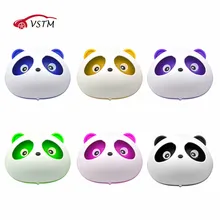 Автомобильный освежитель воздуха с милой пандой, духи, ambientador para, авто, для украшения вентиляционного отверстия, автомобильный ароматизатор, аксессуары, 2 шт