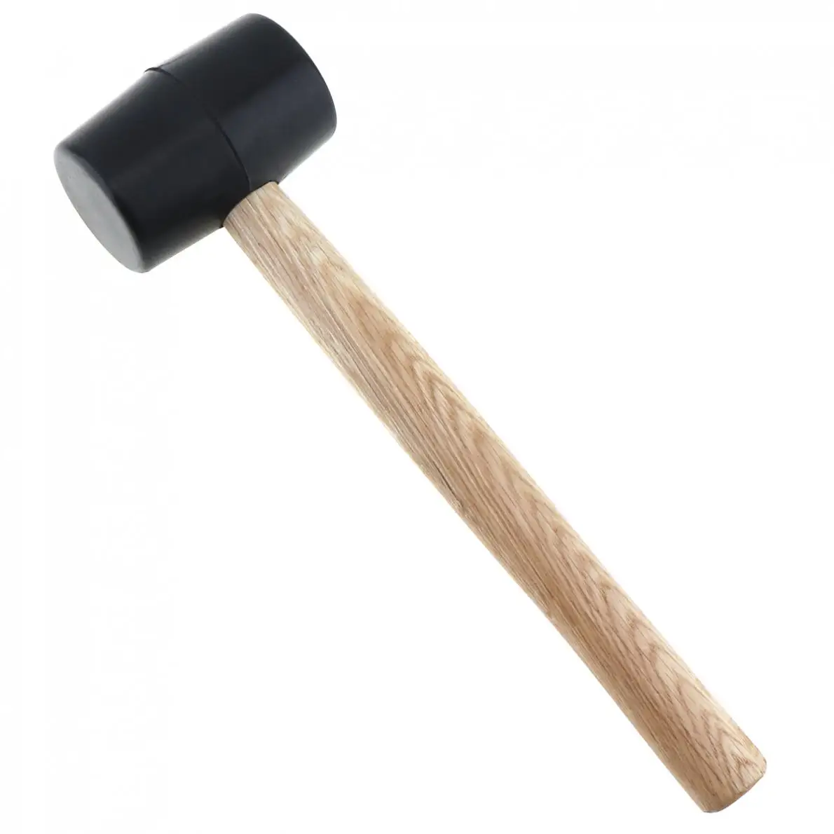 1 шт. неэластичный резиновый молоток монтажный молоток с круглой головкой и деревянной ручкой ручной инструмент DIY