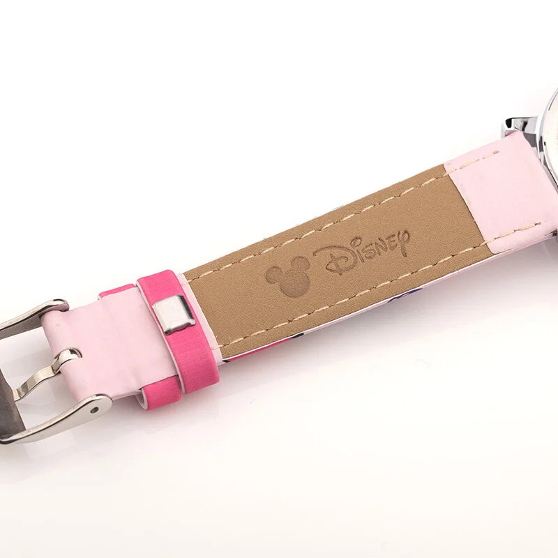 Original Disney 14003 Minnie Cutie Pretty Girl Sweet Dream Student Love Beautiful PU Band Watch Child Best Gift Good Quality NEW