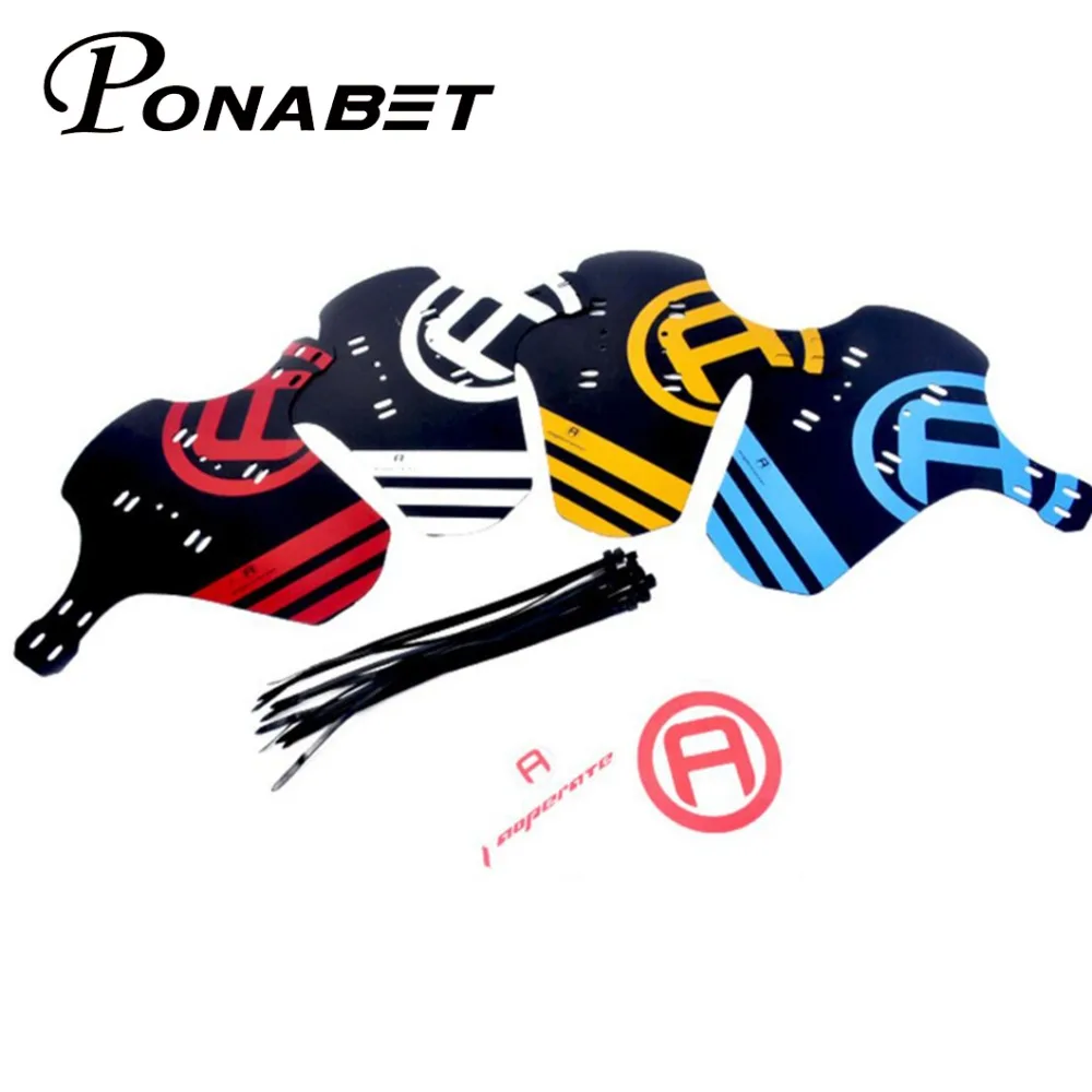 

PONABET Bicycle Mudguard MTB BXM Fender Mud Guards Wings For Bicycle Front Fenders Easy To Assemble Lightest Bike Fender