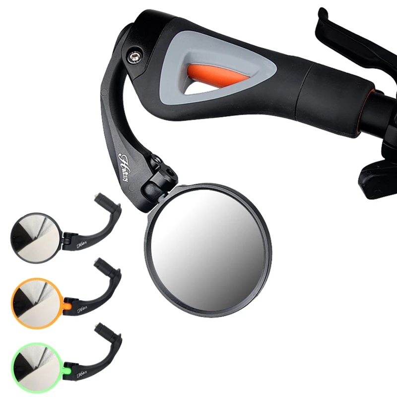

Hafny Flexible Bike Rearview Mirror Mountain Road Adjustable Cycling Rear Clear View Mirror For Bicycle Accessories Back Mirrors