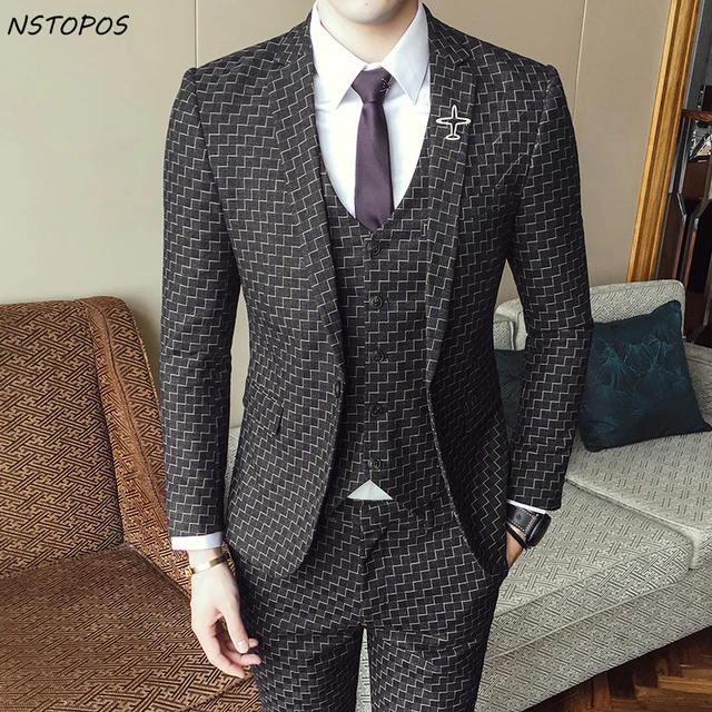 Check Suits For Men 3 Piece Wedding Suit 2017 Autumn Winter Vintage Check Suits For Men 3 Piece Wedding Suit 2017 Autumn Winter Vintage Plaid