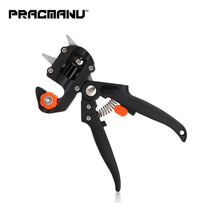 

PRACMANU Grafting machine Garden Tools with 2 Blades Tree Grafting Tools Secateurs Scissors grafting tool Cutting Pruner
