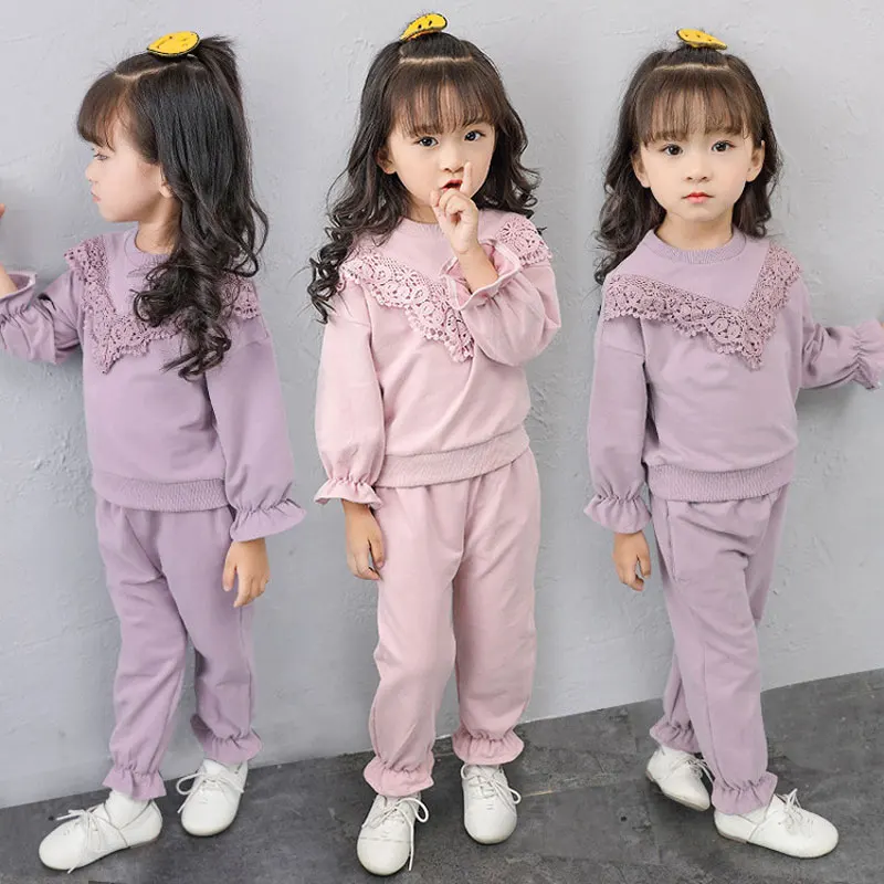 Children Clothing 2018 Autumn Winter Girls Clothes 2pcs Set Fashion Outfit Kids Clothes Tracksuit Suit For Girls Clothing Sets Children Clothing 2018 Autumn Winter Girls Clothes 2pcs Set Fashion Outfit Kids Clothes Tracksuit Suit For Girls Clothing Sets