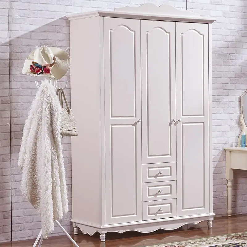 Koreancountrysidewardrobesolidwoodthreechildrenassembled