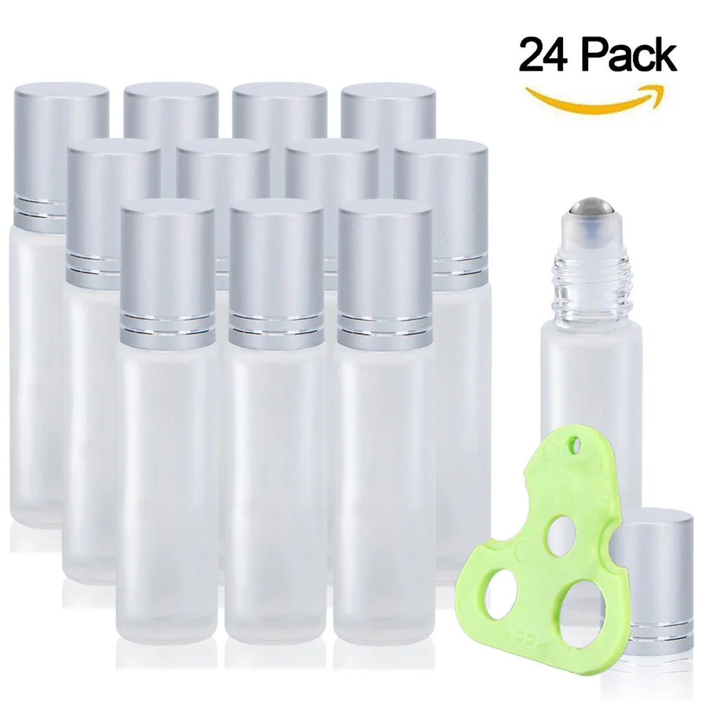 Buy 10ml Roller Bottles for Essential Oils 24 Pack