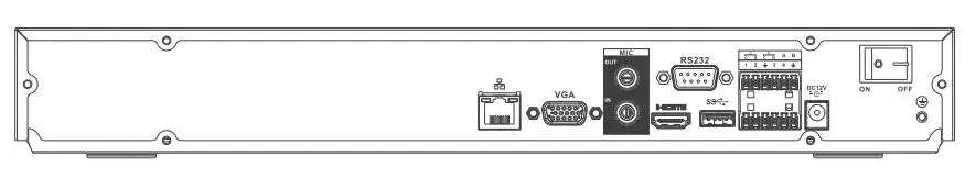 Сетевой видеорегистратор Dahua NVR 4 K H.265 H.264 видеорегистратор NVR5216-4KS2 16CH NVR5232-4KS2 32CH для IP Камера до 12Mp разрешение Tirpwire DVR