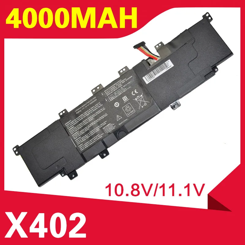 ApexWay 4000mAH 11.1V C21-X402 battery For Asus VivoBook S300 S400 S400C S400CA S400E X402 X402C X402CA series