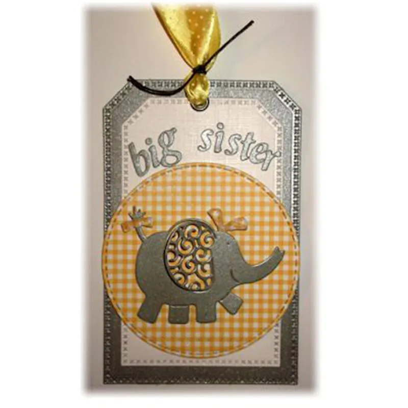 

YaMinSanNiO Elephant Metal Cutting Dies New 2019 for Animal Dies Scrapbooking Card Decor Craft Dies Embossing Peper Die Cut