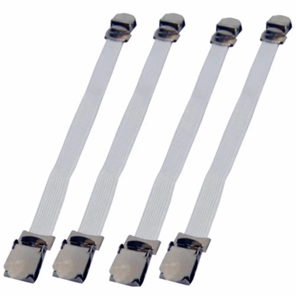 4pcs metal bed sheet fasteners clip grippers mattress strong elastic sheet fasteners