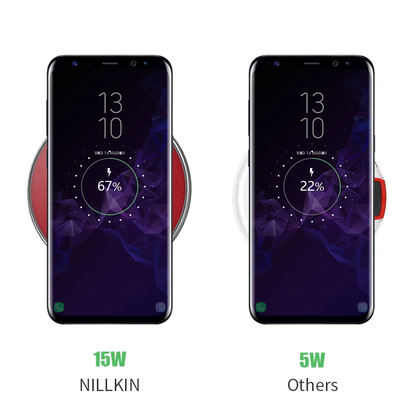 NILLKIN 15W Fast Wireless Charger For iPhone XS Max/XS/8 For Samsung S9/Note 8/S8 Mi Mix 3 2S For Huawei Mate 20/Mate 20 Pro/RS