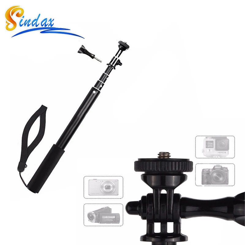 Waterproof Monopod Tripod Extendable Monopod Selfie Stick for xiaomi yi 4k II 2 for SJ4000 for Gopro hero 8 5 6 7