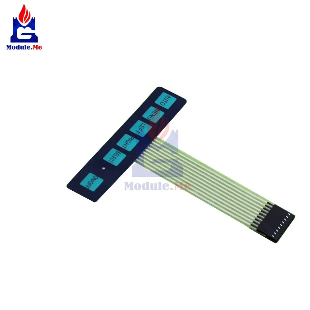 

1x6 Matrix Array 6 Key Membrane Switch Keypad Keyboard 1*6 Keys with LED