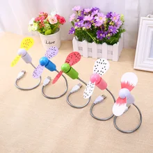 2016 New Flexible USB Mini Cooling Fan Cooler For Laptop Desktop PC Computer