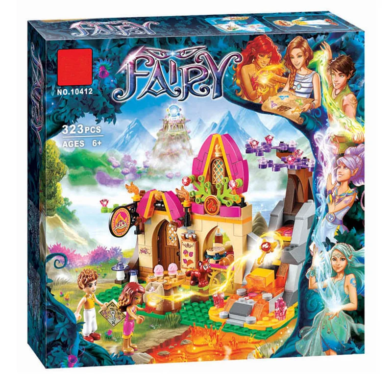 

Elves Azari The Magical Bakery 10412 BELA Building Blocks Compatible With legoINGly Friends 41074 Gift for Girl