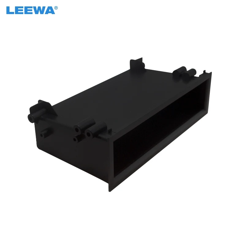 LEEWA 1DIN стерео радио установка приборной панели установка Монтажная отделка фасции коробка для хранения прокладка для Toyota# CA1531