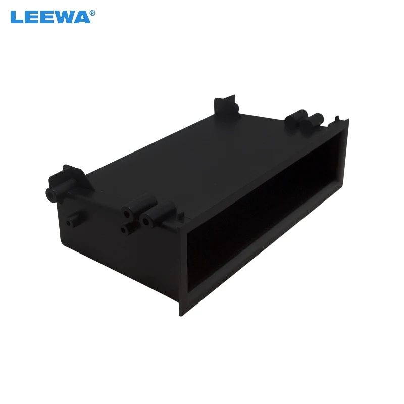 

LEEWA 1DIN Car Stereo Radio Refitting Dashboard Installation Mounting Trim Fascia Storage Box Spacer For Toyota #CA1531