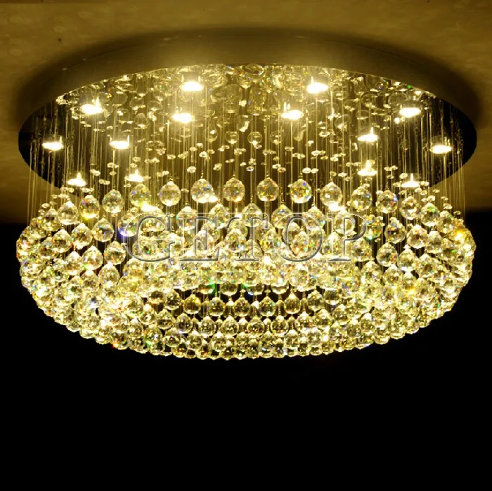 Z LED Crystal Celling Lamp The Bedroom Light Creative Restaurant The Messenger Wire Modern
