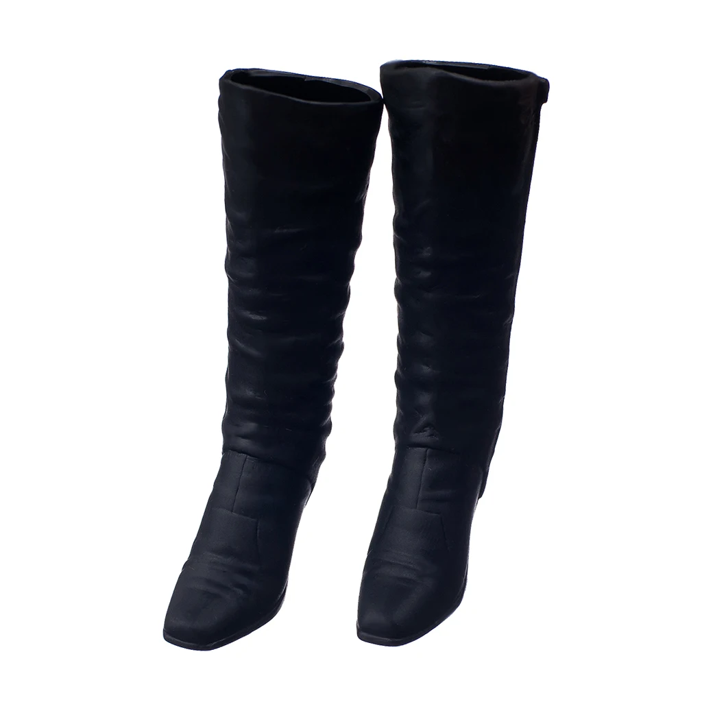 1:6 Scale High Heel Shoes High Boots Costume Outfits for 12 inch Phicen PH / Hot Toys HT / JIAOU / CY Girls Action Figure
