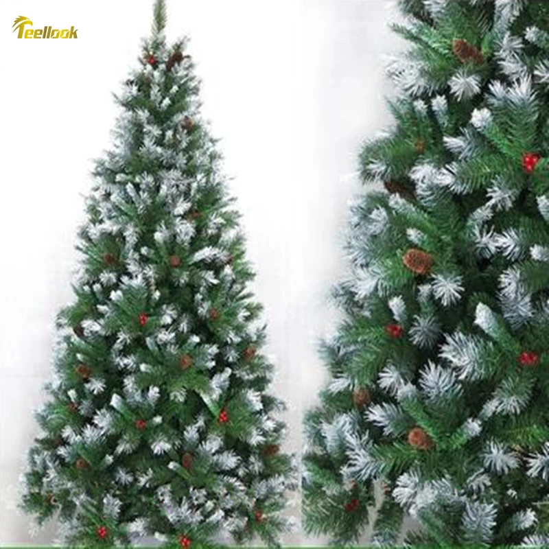 Рождественская елка Teellook 1 2 м 3 0 с белой головкой рождественские украшения для