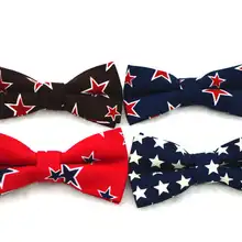 Новые милые детские галстуки-бабочки для мальчиков и девочек, детские галстуки-бабочки, хлопковые льняные многоцветные пирамиды/парусники/Цветочные/Звездные галстуки-бабочки