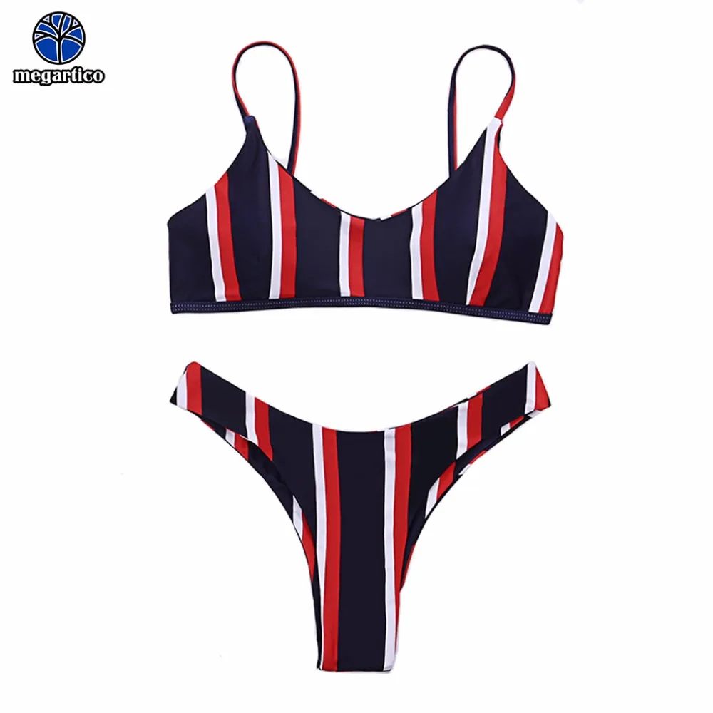 Brazilian bikini 2018 women striped padded bikini push up female swimsuit women secret beachwear lady swimmer women bikiny