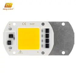 5 шт светодиодный COB чип 20 W 30 W 50 W AC 110 V 220 V смарт-ic DIY светодиодный шарики для Светодиодный прожектор теплый белый холодный белый светать