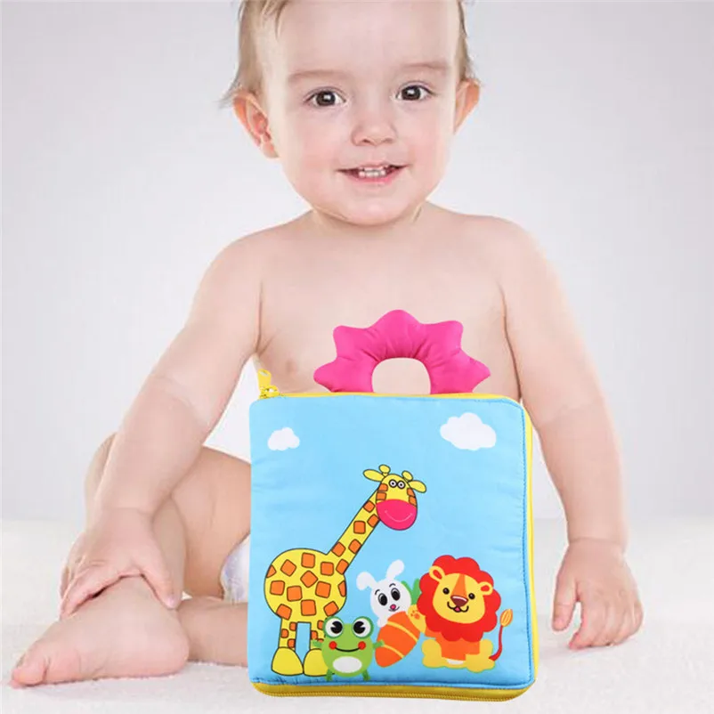 

2018 New Baby Early Education Versatile Soft Fabric Book Knowledge of Color and Form Learning Dress Book In Three Dimensions P5
