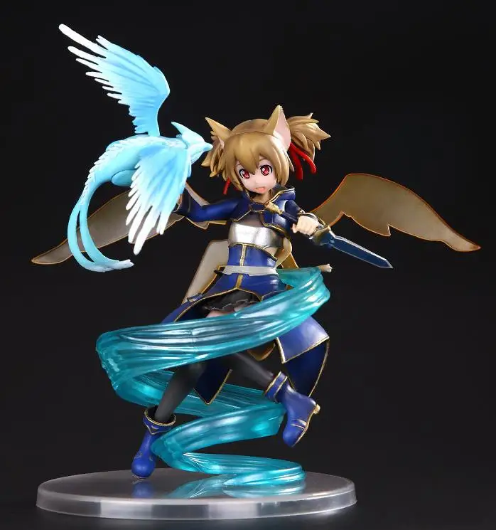 

HKXZM Anime Figure 20CM Sword Art Online II Silica ALO ver. Funny Knights Ayano Keiko 1/8 PVC Figure Toy Model Collectible