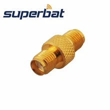 Superbat 2 шт. радиочастотный переходник SMA женский Jaxk к женскому прямой разъем средней версии
