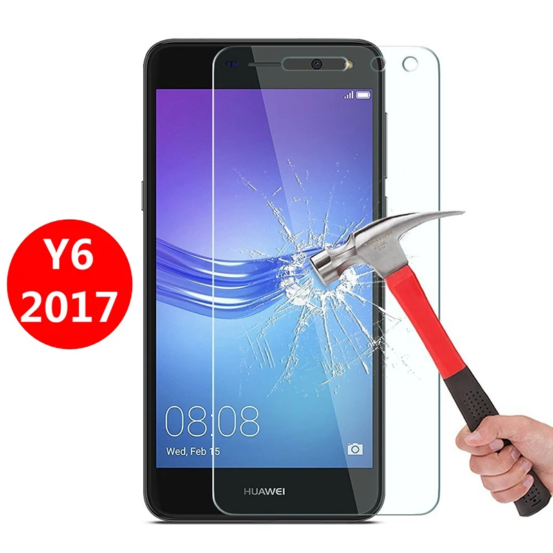 

Tempered Glass for Huawei Y6 2017 Screen Protector 9H 2.5D Phone Protection Film for Huawei Y6 2017 Tempered Glass MYA L11 L41