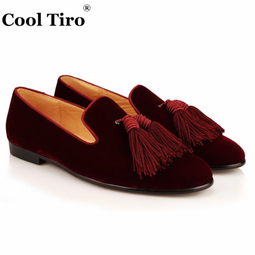 velvet slippers Tassel (2)
