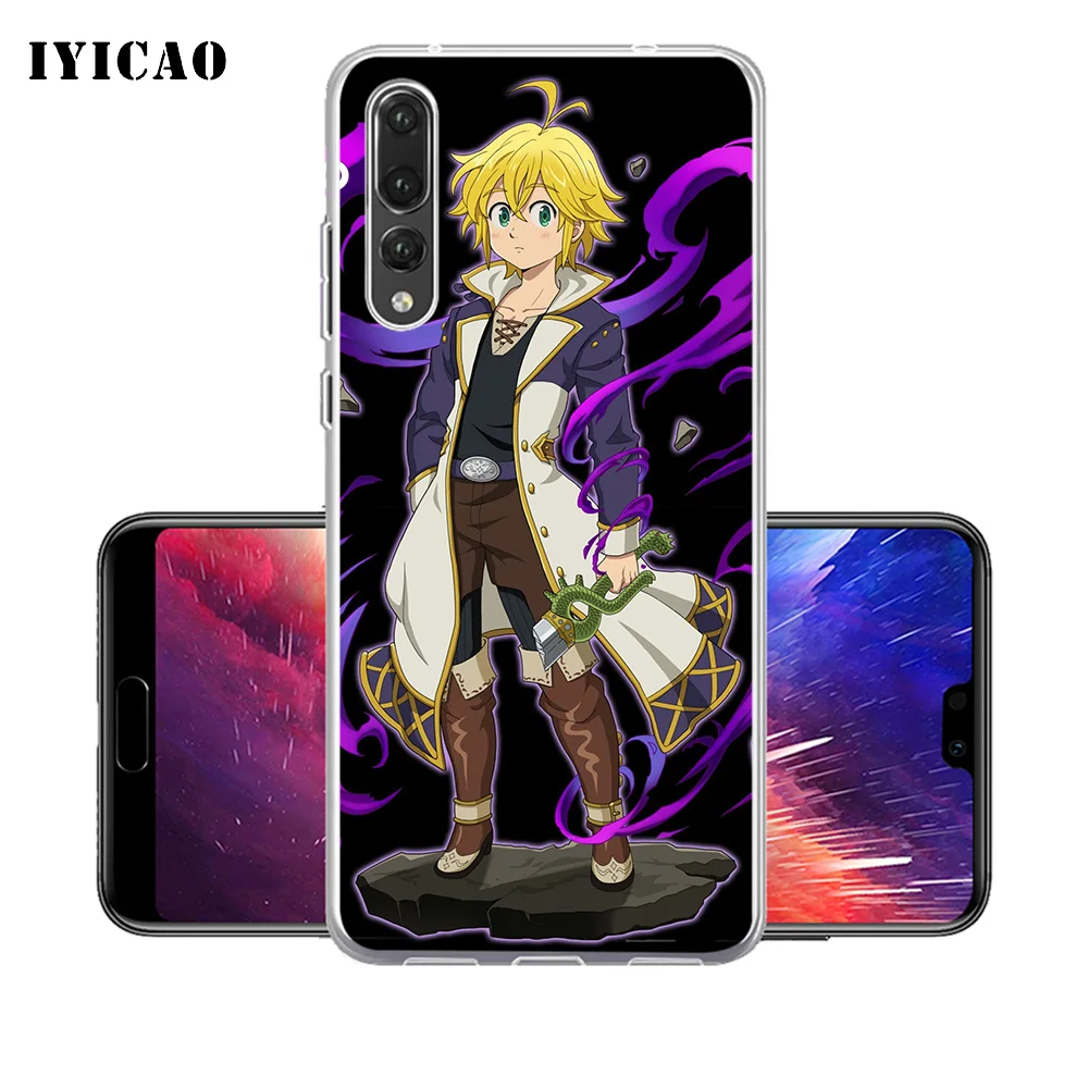 IYICAO аниме Nanatsu no Taizai Мягкий силиконовый чехол для телефона Huawei P30 P20 Pro P10 P9 P8 Lite P Smart