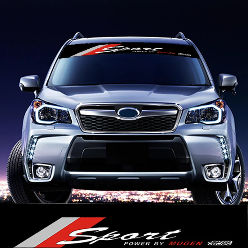 Спортивные наклейки на лобовое стекло автомобиля Atreus для Nissan qashqai Citroen c4 c5 c3 Chevrolet