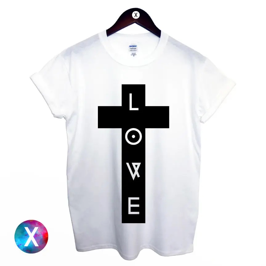 LOVE CROSS Мужская футболка с принтом/Религия леопарда/SWAG Винтаж Топ человек 100% хлопок футболка, топы корректирующие оптовая продажа