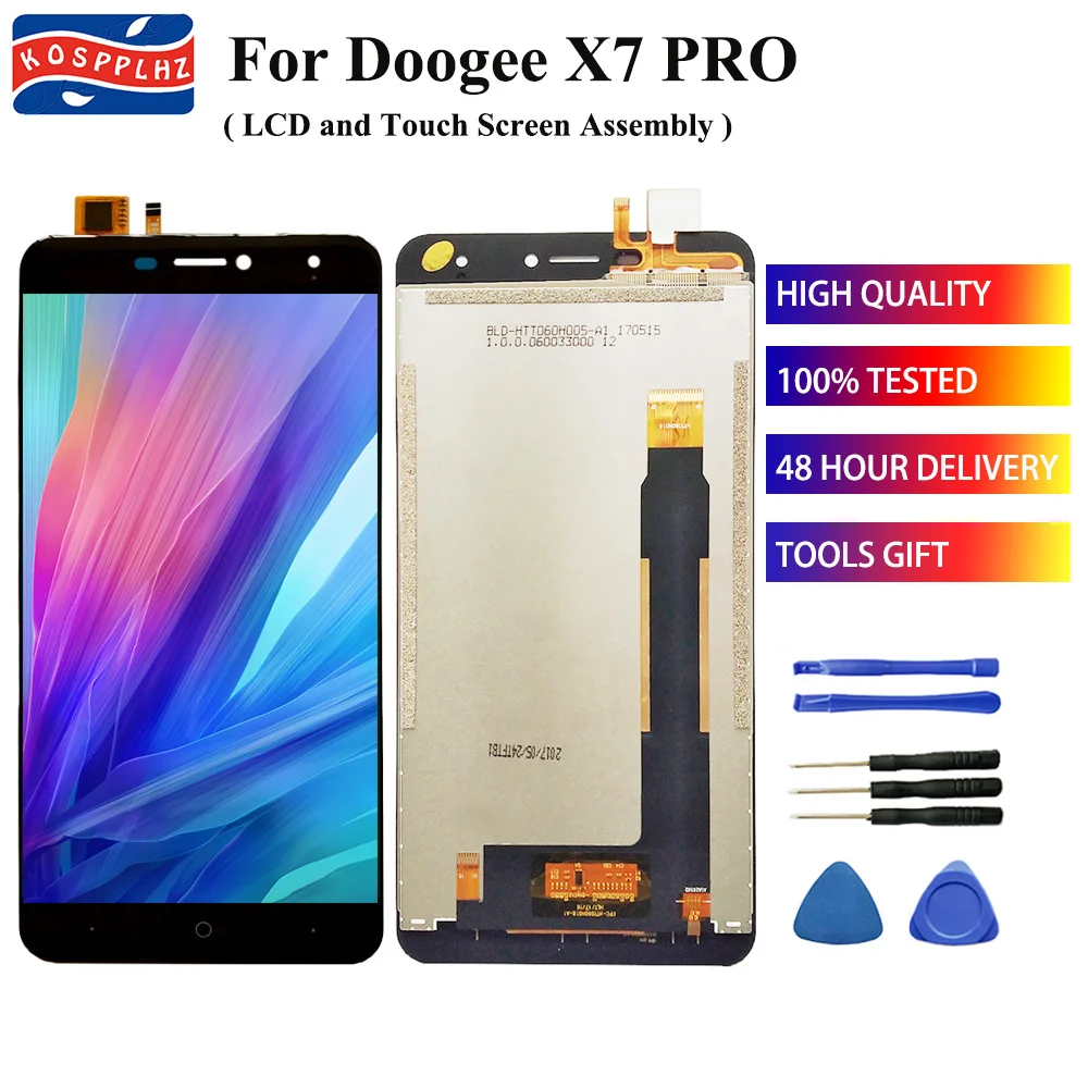 KOSPPLHZ 6 0 &quotоригинал Для Doogee X7/X7 Pro ЖК-дисплей + 1280x720 кодирующий преобразователь