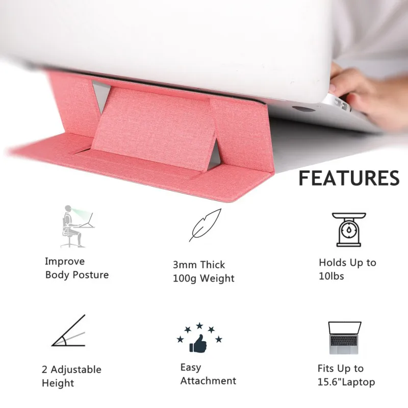  Laptop Stand Folding Adjustable Bracket Portable Tablet Holder For iPad 2 3 4 5 6 Pro 9.7 10.5 11 1