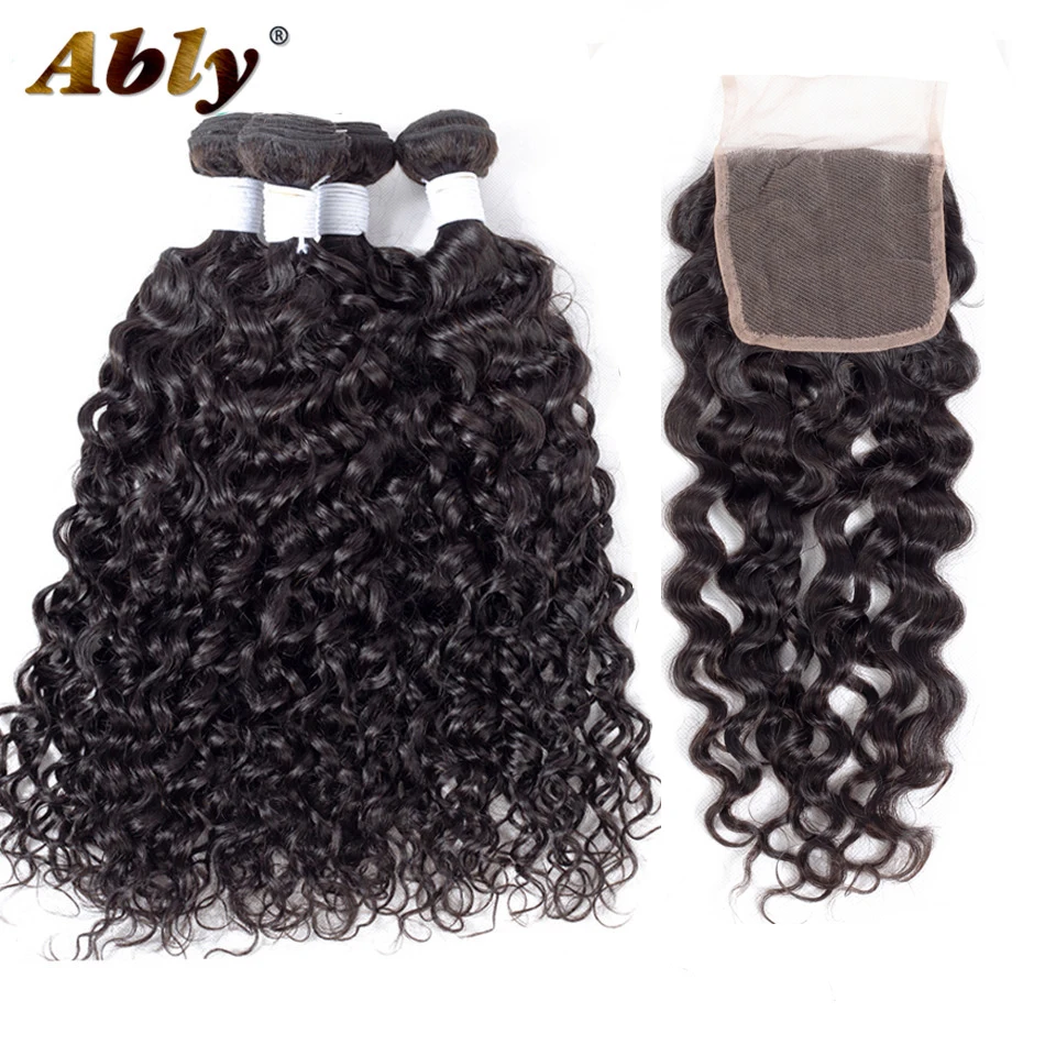 Water Wave Bundles With Closure Ably Hair Extension Malaysian Hair Weave Bundles With Closure Human Hair 4 Bundles With Closure Water Wave Bundles With Closure Ably Hair Extension Malaysian Hair Weave Bundles With Closure Human Hair 4 Bundles With Closure