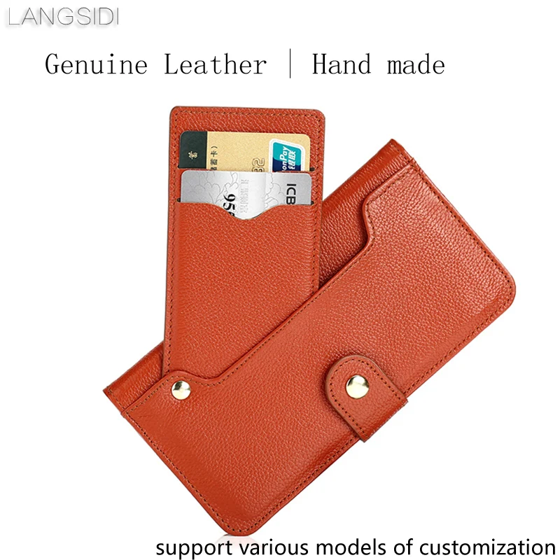 

Luxury Genuine Leather flip Case For Sony XA1 XZ Premium XZ1 Compact XA Litchi Texture External card slot For C4 C5 C6 cases