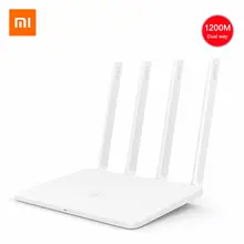 Original Xiaomi WIFI Router 3 128M Nand Flash 4Antenna 11AC Roteador Dual Band 2.4G/5G 867Mbps USB With English Mi WiFi APP