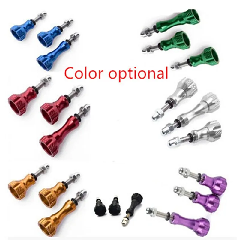 

2019 High Quality CNC Aluminum Accessories 1 Long+2 Short Screw Mount for Gopro Hero2018 Hero7 6 5 3 3+ 4 SJ4000 Mount